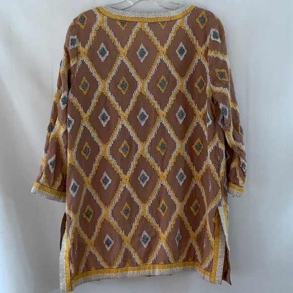 107 Calypso St Barth Linen Beaded Tunic Top - Picture 5 of 16